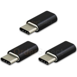 3X Micro USB F to USB Type-C M OTG Adapter for Phone LG G5 G6 Nexus 5X 6 6P