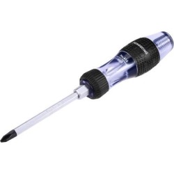 Magnetic #2 Phillips Hammer Strike Screwdriver with 4 Inch Shaft