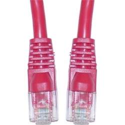 Cable Wholesale CAT6 UTP w/ Molded Boot Red 50 ft