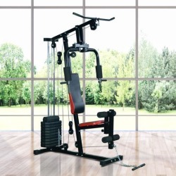 Soozier Heavy Duty Home Gym Body Strength Weight Training Fitness Exercise Machine Keywords: Home gym system