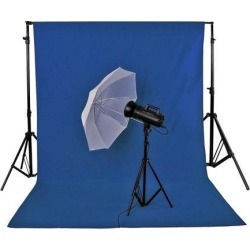 Neewer Blue 1.8x 2.8M/6 x9ft Photo Studio Muslin Collapsible Backdrop Background