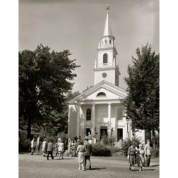 Posterazzi SAL25543347 Storrowton Village West Springfield Massachusetts USA Poster Print - 18 x 24 in.