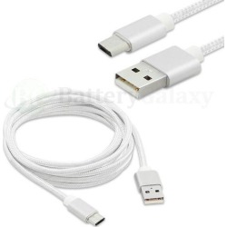 50X Micro USB 10FT Braided Cable for Phone Samsung Galaxy S S2 S3 S4 S5 S6 S7
