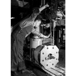 Posterazzi SAL255421107 Man Working in Factory Poster Print - 18 x 24 in.
