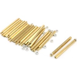 20 Pcs M3 x 6mm Male Female Hex PCB Standoff Spacers 50mm Body Length