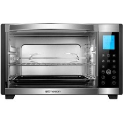 Emerson 6-Slice Convection & Rotisserie Countertop Toaster Oven with Digital Touch Control, Stainless Steel