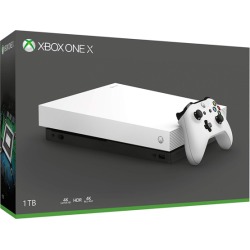 Xbox One X White Special Edition 1TB Gaming Console with Wireless Controller