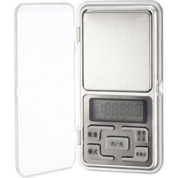 Electronic Digital Pocket Scale 500g-0.1g Metal Mini Precision Pocket Jewelry Weight Scale