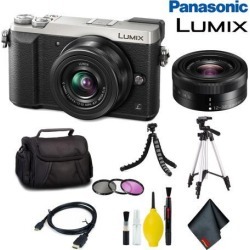 Panasonic Lumix DMC-GX85 Mirrorless Micro Four Thirds Digital Camera with 12-32mm Lens (Silver) Standard Bundle