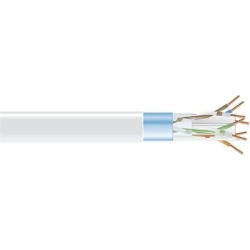 Black Box EVNSL0605A-1000 Cat6 400-Mhz Solid Cable F /Utp Pvc Wh 1000-Ft. Spool
