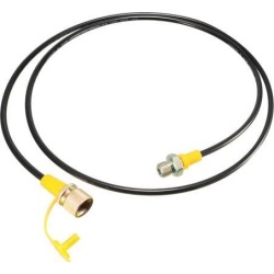 Hydraulic Test Hose, Male Outer Thread G1/4 to Female M16, 40Mpa 1.5m Length High Pressure Gauge Test Hoses
