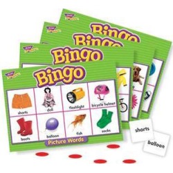 Trend Enterprises Game, Bingo, Picture Words, MI 6063