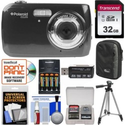 Polaroid iS126 16.1MP HD Digital Camera Kit Black