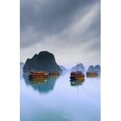 Posterazzi DPI1794803 Halong Bay Vietnam Poster Print by Carson Ganci, 11 x 17