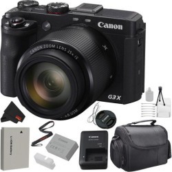 Canon PowerShot G3 X Digital Camera (0106C001) Bundle with Carrying Case (Intl Model)