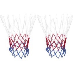 Unique Bargains 2 Pcs 20' Long Durable Sporty Nylon Basketball Nets XB8621