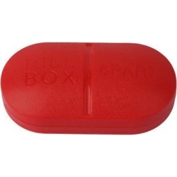 Portable Travel 6-Slot Medical Pill Box Holder Medicine Case Drug Storage New