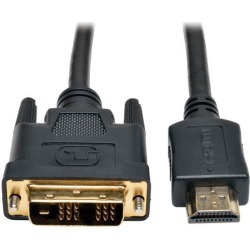 Tripp Lite HDMI to DVI Cable, Digital Monitor Adapter Cable (HDMI to DVI-D M/M), 1080P, 6-ft. (P566-006)