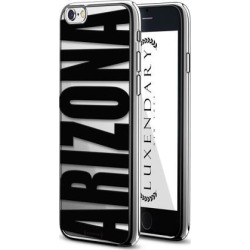 LUXENDARY BOLD BLACK ARIZONA DESIGN CHROME SERIES CASE FOR IPHONE 6/6S PLUS