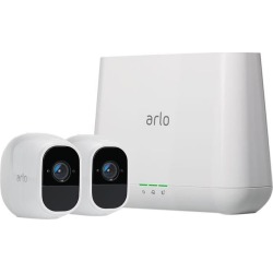 Arlo Pro 2 Smart Security System 2 Wire-Free 1080p HD Security Camera with Siren, Audio Indoor / Outdoor Night Vision - VMS4230P-100PAS