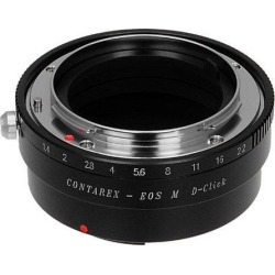Fotodiox Pro Lens Mount Adapter, Contarex Lens (CRX-Mount) to Canon EOS M (EF-m) Mount Mirrorless Camera Adapter with De