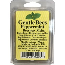 Gentle Bees Peppermint Beeswax Melts, 2.5 Ounces Pure beeswax is healthy and produces negative ions that clean air