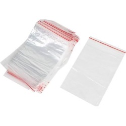 Unique Bargains 100 x Household 10cm x 15cm Storage Clear Sealing Bags Pills Holder