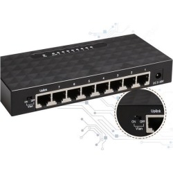 Ethernet Smart Switch 8 Ports 10/ 100 /1000 Mbps Gigabit Ethernet Network Switch Lan Hub