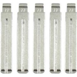Metal Uncut Insert Emergency Remote Key Blank Blade Replacement for Hyundai 5pcs