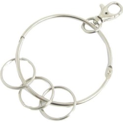 Lobster Clasp 3 Split Rings Keys Holder Organizer