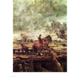 Posterazzi BALBAL5668LARGE Study for The Leaping Horse Poster Print by John Constable - 24 x 36 in. - Large
