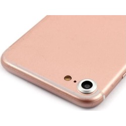 Anti Scratch Back Camera Lens Cover Ring Protector Silver Tone for iPhone 7