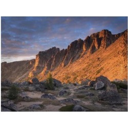 British Columbia, Mt Grimface, Cathedral Park Poster Print by David Svilar (24 x 19)