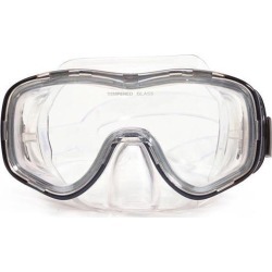 6.5' Zeus Black and Clear Pro Mask Swimming Pool Accessory for Adults