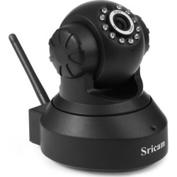 Sricam SP005 Alarm Security Camera Night Vision IP Camera 720P Wifi Systems Home Wireless Camera ( Black)