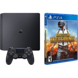 PlayStation 4 PUBG Launch Bundle: PlayerUnknown's Battlegournds, PlayStation 4 Slim 1TB Gaming Console - Black