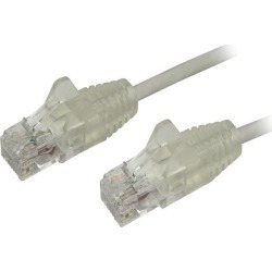 StarTech N6PAT6INGRS Cat6 Ethernet Cable - 6 in - Gray - Slim - Snagless RJ45 Cable - Network Cable - Ethernet Cord - Cat 6 Cable - 6in
