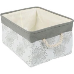 buy  Storage Basket Bins with Drawstring Closure, Collapsible Fabric Decorative Baskets for Laundry Closet Shelve Toy Organizer, (Medium - 14.2' x 10.2'. cheap online