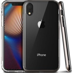 Vrs Design Crystal Bumper Clear Case Metal Back for iPhone XR Cases