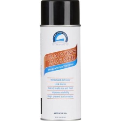 Spray can of windshield defroster