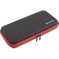 Verbatim Carrying Case (Pouch) for Nintendo Portable Gaming Console - Black, Red