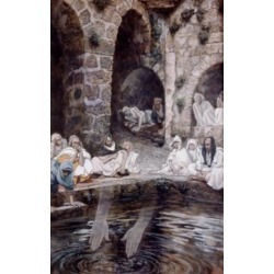Posterazzi SAL9999968 The Pool of Bethesda James Tissot 1836-1902 French Poster Print - 18 x 24 in.