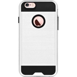 Amzer Tough Armor iPhone 6s Plus Case with Extreme Heavy Duty Protection and Air Cushion Techonology for iPhone 6s Plus/ iPhone 6 Plus - White/ Black