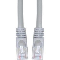 CableWholesale 10X8-02125 Cat6 Gray Ethernet Patch Cable Snagless Molded Boot 25 foot
