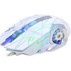 DOBACNER Wired USB computer gaming mouse lol esports mouse 6D game glowing mouse