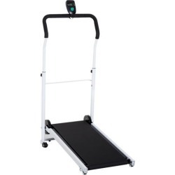 Home Gym Manual Treadmill Walking Fitness Equipment Foldable w/ Wheels