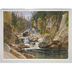 Posterazzi MET12610 On the Ausable Poster Print by James David Smillie American New York 1833-1909 New York - 18 x 24 in.