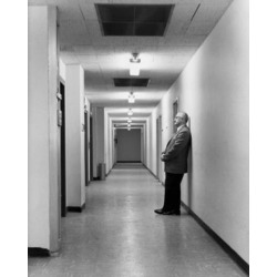 Posterazzi SAL25548183 Mature Businessman Standing in Corridor Poster Print - 18 x 24 in.