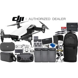 DJI Mavic Air Drone Quadcopter (Arctic White) 3-Battery Fly More Combo Ultimate Bundle