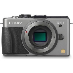 Panasonic Lumix DMC-GX1 16 MP Micro 4/3 Mirrorless Digital Camera with 3-Inch LCD Touch Screen Body Only (Silver)